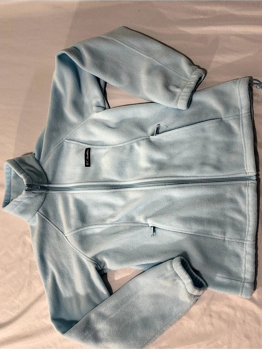 Columbia Benton Springs Full Zip Fleece Jacket Blue Medium